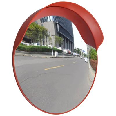 VidaXL Verkeersspiegel voor buiten 60 cm pc-kunststof oranje