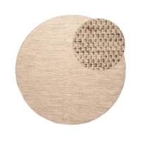 Nordic Weavers Rond wollen vloerkleed - Ulstein naturel|grijs - 300 cm