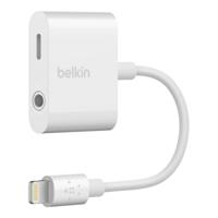 Belkin RockStar mobiele telefoonkabel Wit Lightning Lightning + 3.5mm