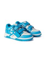 Off-White Kids baskets Out Of Office à fermeture scratch - Bleu