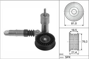 Riemspanner, Poly V-riem INA, u.a. für VW, Audi, Skoda