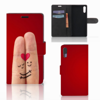 Sony Xperia XZ | Sony Xperia XZs | Wallet Case | met Pasjes | Liefde - Origineel Romantisch Cadeau