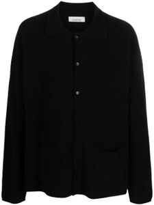 Laneus cardigan boutonné à manches longues - Noir