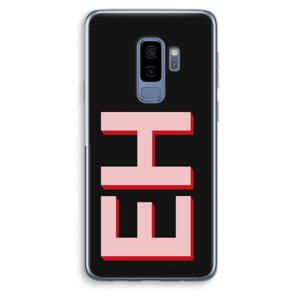 Monogram: Samsung Galaxy S9 Plus Transparant Hoesje