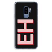 Monogram: Samsung Galaxy S9 Plus Transparant Hoesje