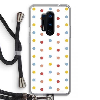 Bollen: OnePlus 8 Pro Transparant Hoesje met koord