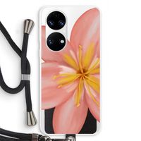 Pink Ellila Flower: Huawei P50 Transparant Hoesje met koord