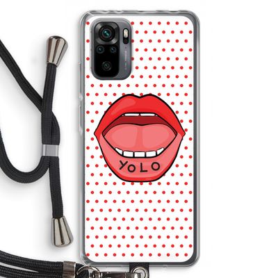 Yolo Denise: Xiaomi Redmi Note 10 Pro Transparant Hoesje met koord