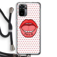 Yolo Denise: Xiaomi Redmi Note 10 Pro Transparant Hoesje met koord