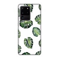 Tropische bladeren: Volledig geprint Samsung Galaxy S20 Ultra Hoesje