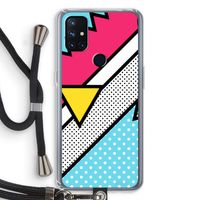 Pop Art #3: OnePlus Nord N10 5G Transparant Hoesje met koord