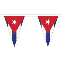 Extra lange Cuba vlaggenlijnen van 20 meter   -