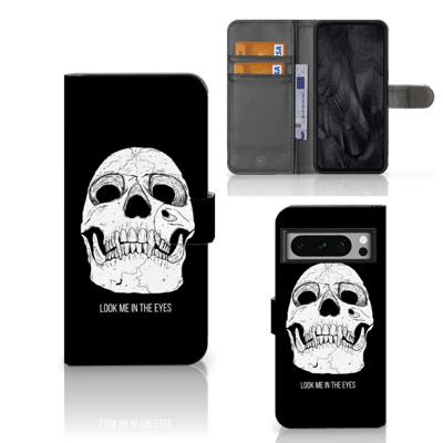 Telefoonhoesje met Naam Google Pixel 8 Pro Skull Eyes Telefoonhoesje met Naam Google Pixel 8 Pro Skull Eyes