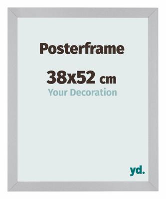 Posterlijst 38x52cm Zilver Mat MDF Parma Posterlijst 38x52cm Zilver Mat MDF Parma