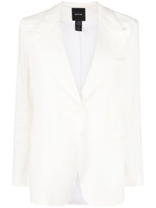 Smythe blazer à simple boutonnage - Blanc