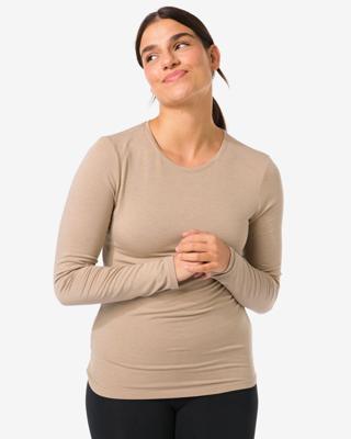 HEMA Dames Thermoshirt Beige (beige)