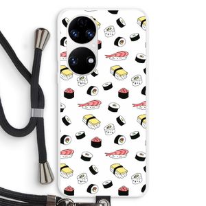 Sushi time: Huawei P50 Transparant Hoesje met koord
