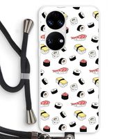 Sushi time: Huawei P50 Transparant Hoesje met koord