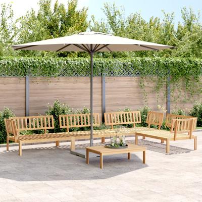 5-delige Loungeset pallet massief acaciahout