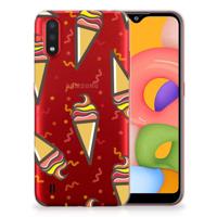 Samsung Galaxy A01 | Siliconen Case | Icecream