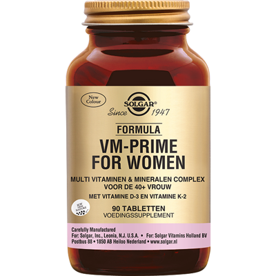Solgar VM-Prime® Multivitamine voor 40+ Vrouwen Tabletten