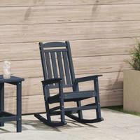 Tuin Schommelstoel Marineblauw 70 x 92 x 108cm Kunststof