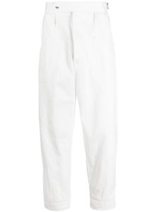 Polo Ralph Lauren pantalon droit à fermeture décalée - Blanc