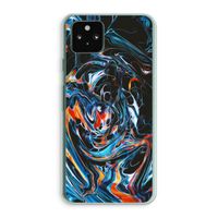 Black Unicorn: Google Pixel 5a 5G Transparant Hoesje