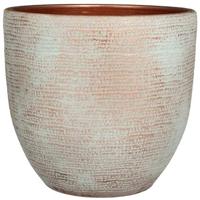 Mica Decorations Plantenpot - terracotta - koper - D39xH36 cm