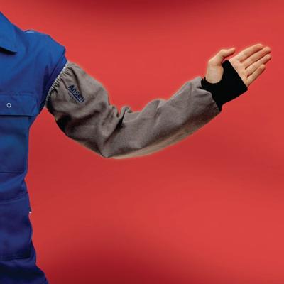 Ansell Armbeschermer | 660 mm bruin | Lenzing FR, katoen/kevlar (binnen) | EN 388, EN 407 PSA-categorie III | 1 stuk - 59-416 59-416