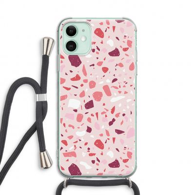 Terrazzo N°15: iPhone 11 Transparant Hoesje met koord