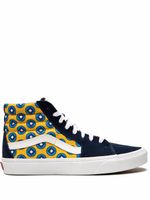 Vans baskets montantes SK8 à mélange d'imprimés - Bleu