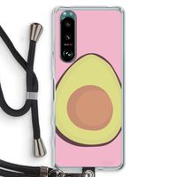 Avocado: Sony Xperia 5 III Transparant Hoesje met koord