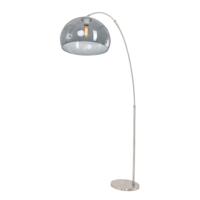 Steinhauer BooglampGramineus staal met smoke glas - 9879ST - thumbnail