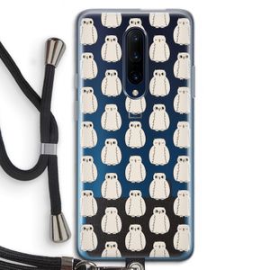 Uilen: OnePlus 7 Pro Transparant Hoesje met koord