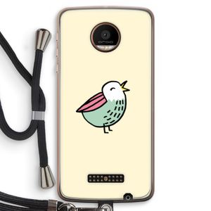 Birdy: Motorola Moto Z Force Transparant Hoesje met koord