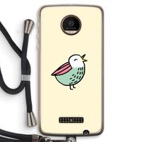 Birdy: Motorola Moto Z Force Transparant Hoesje met koord