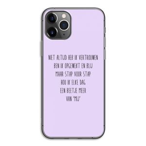 Zelfvertrouwen: iPhone 11 Pro Transparant Hoesje