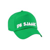 Cadeau pet/cap voor volwassenen - de Sjaak - groen - vrijgezellenfeest - bruiloft/trouwen