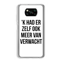 Meer verwacht: Xiaomi Poco X3 NFC Transparant Hoesje