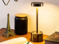 Tafellamp KESSEL draadloos 1 lamp goud Tafellamp KESSEL draadloos 1 lamp goud