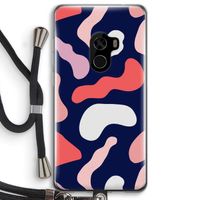 Memphis Shapes Pink: Xiaomi Mi Mix 2 Transparant Hoesje met koord