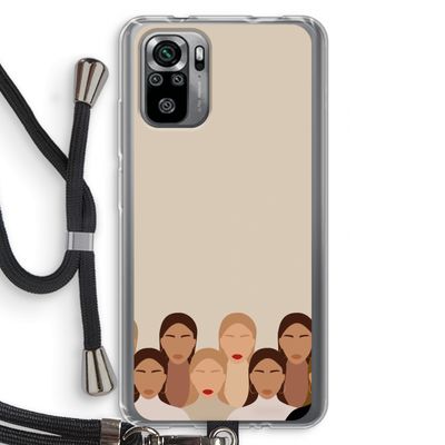 Girls girls girls: Xiaomi Redmi Note 10S Transparant Hoesje met koord