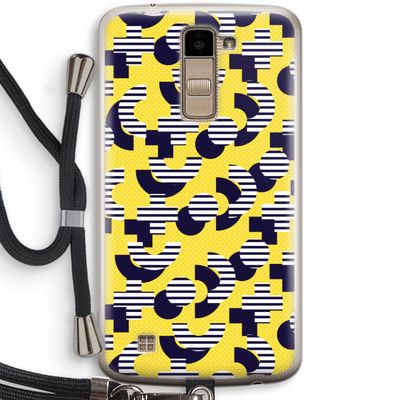 8-bit N°3: LG K10 (2016) Transparant Hoesje met koord