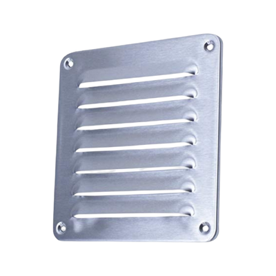 Schoepenrooster Opbouw 155 X 155mm - *rvs 304* (1-1616i)