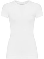 Alexander McQueen t-shirt en coton à design uni - Blanc