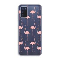 Anything Flamingoes: Samsung Galaxy A03s Transparant Hoesje