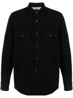 ASPESI chemise en coton à manches longues - Noir