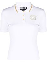 Versace Jeans Couture polo à logo brodé - Blanc