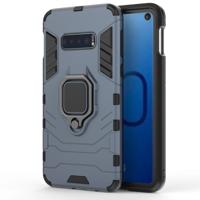 PC + TPU schokbestendige beschermhoes voor Galaxy S10 Lite / S10e Ring met magnetische houder
